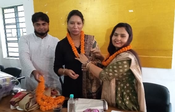 तबादले पर पुरानी बीपीआरओ को दी भावपूर्ण विदाई, नयी का जोरदार स्वागत