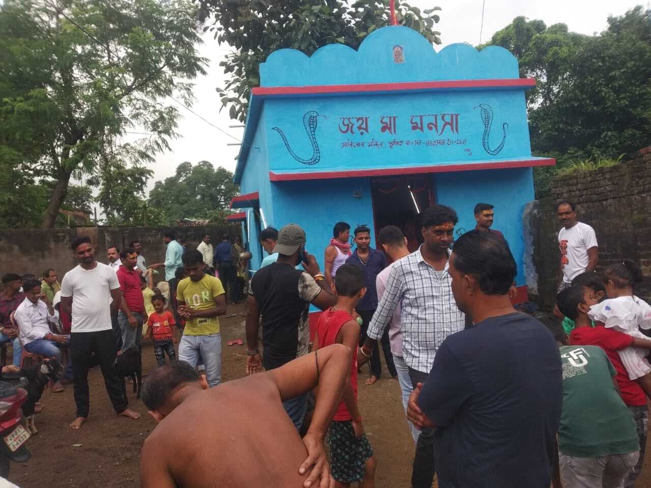 धूमधाम से हुई मां मनसा की पूजा