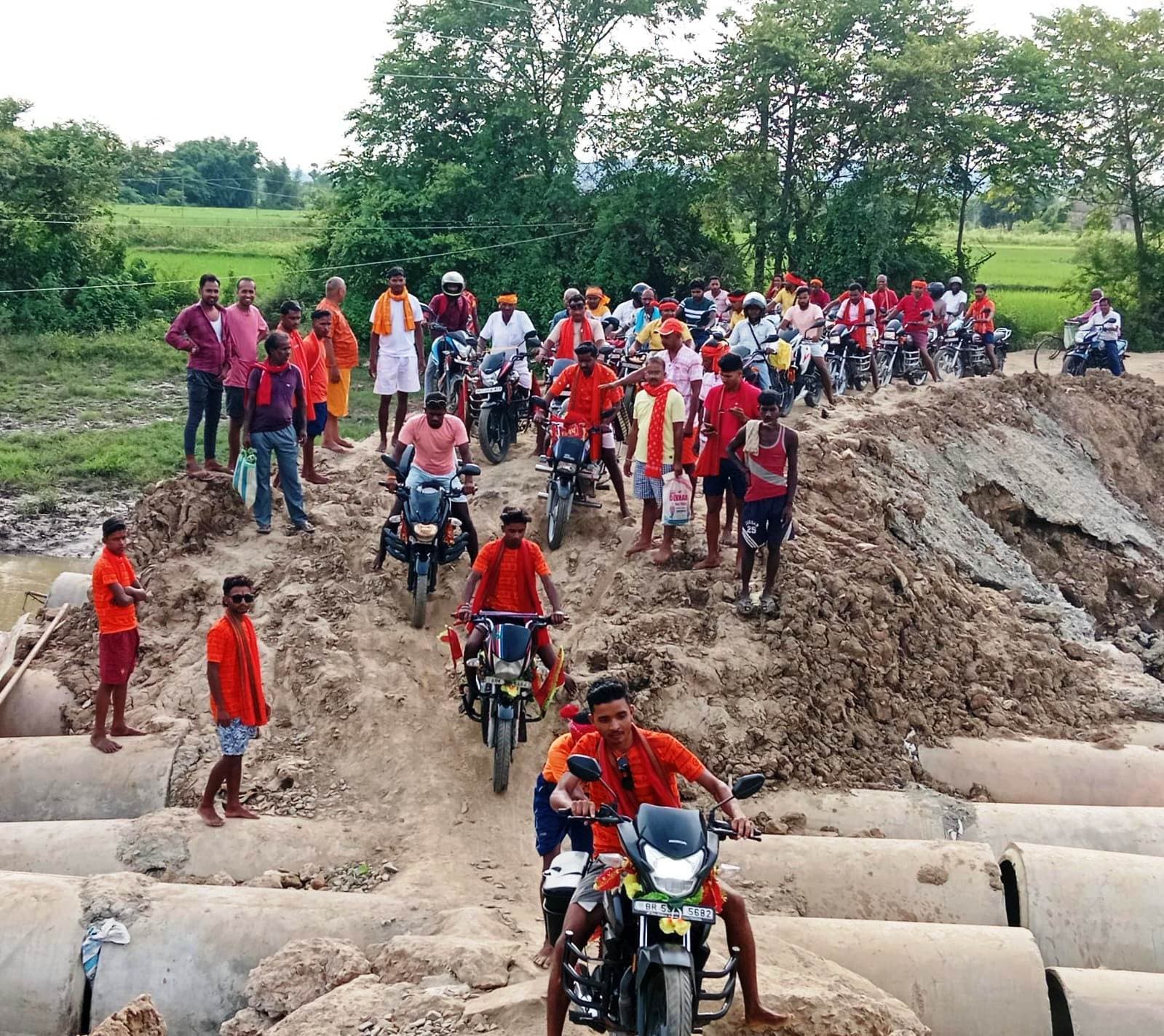 क्षतिग्रस्त डायवर्सन की अबतक मरम्मत नहीं