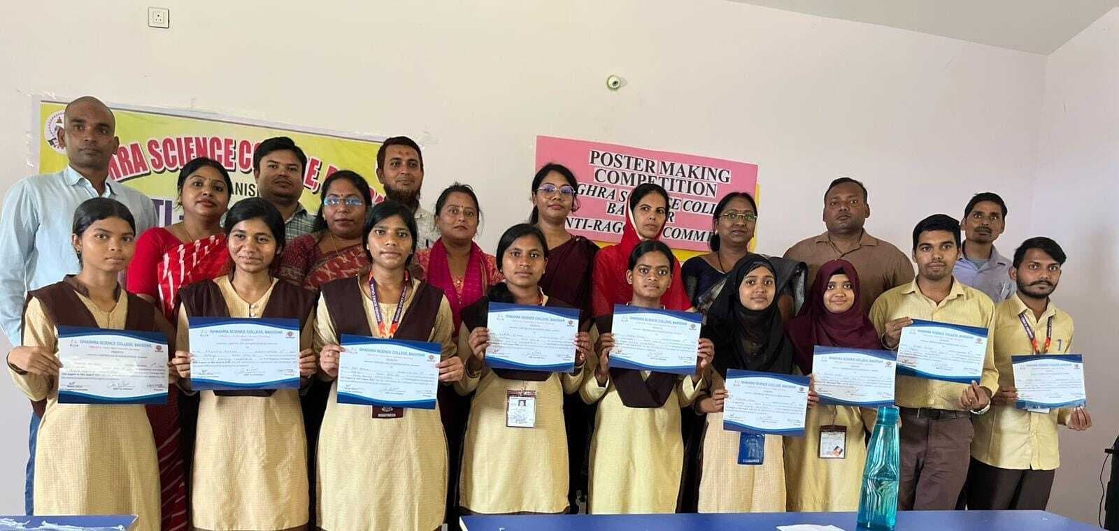 Giridih News: घाघरा साइंस कॉलेज में एंटी रैगिंग दिवस मनाया गया