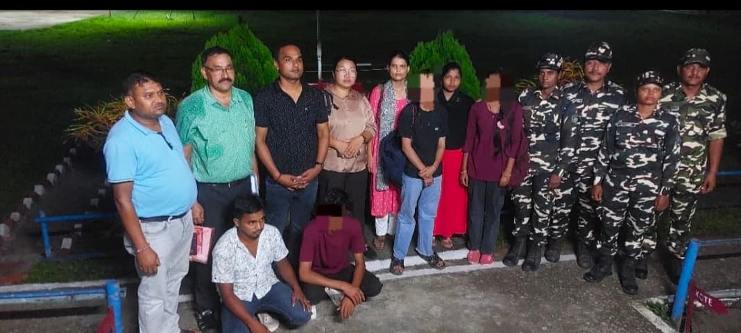 मानव तस्कर से दो किशोरी व एक किशोर को किया रेस्क्यू