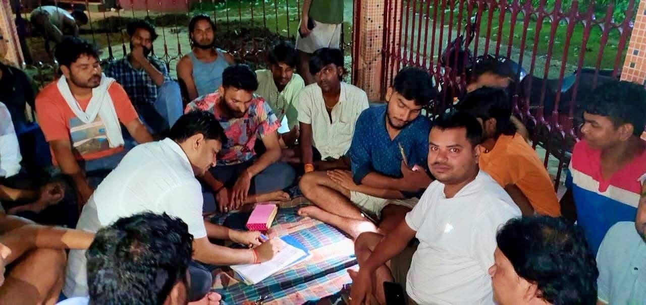 विशनपुर में गणपति पूजा कमेटी के अध्यक्ष बने मोनू