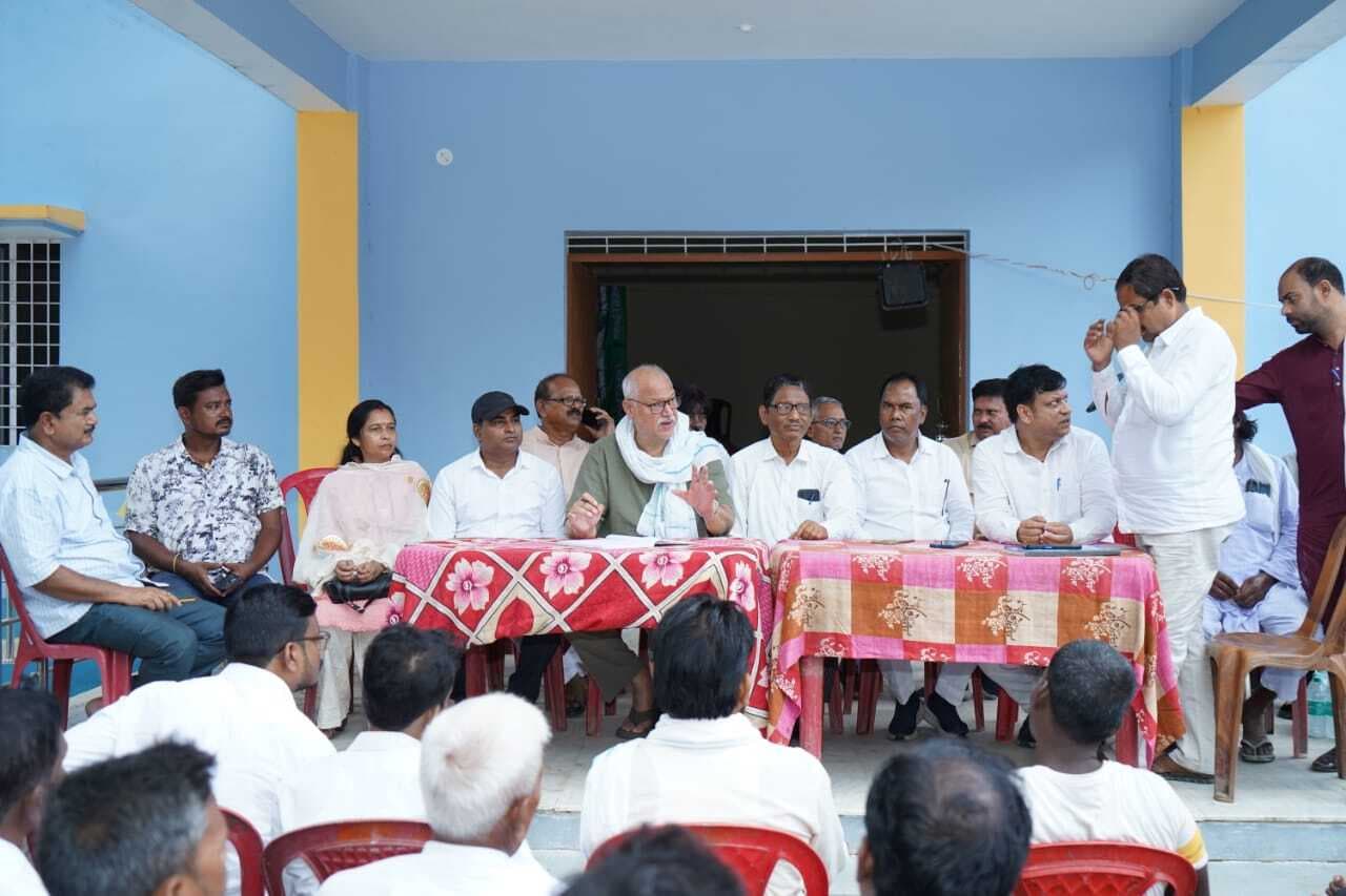 कदवा में राहुल गांधी की वोटर अधिकार रैली की तैयारी को लेकर बैठक