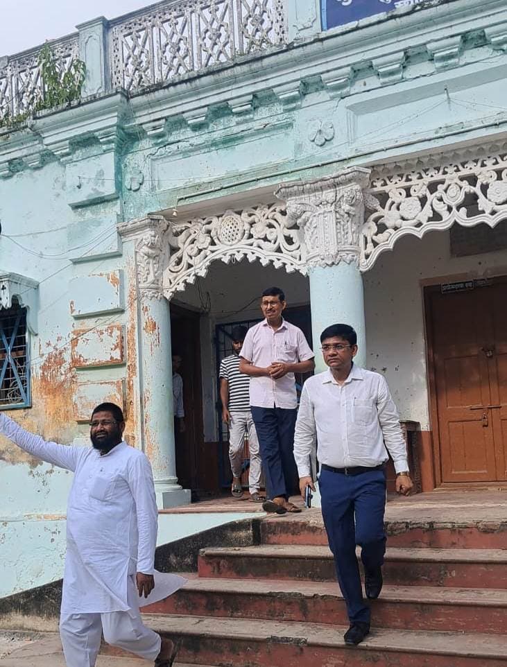 Bhagalpur news नगर सभापति ने गर्ल्स हाई स्कूल किया निरीक्षण