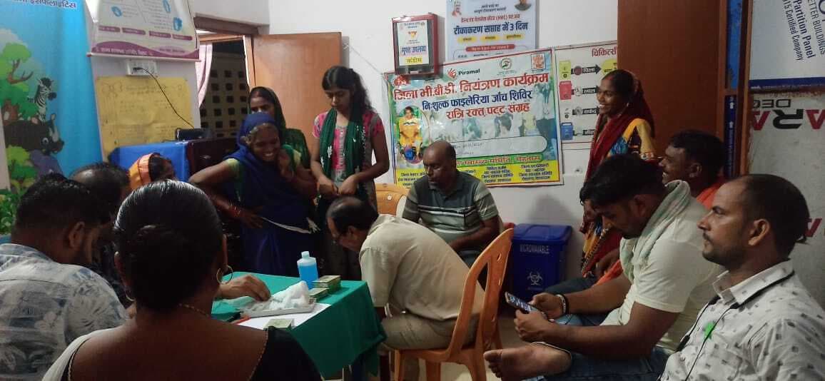 फाइलेरिया उन्मूलन को ले पतलुका में हुआ नाइट बल्ड सर्वे