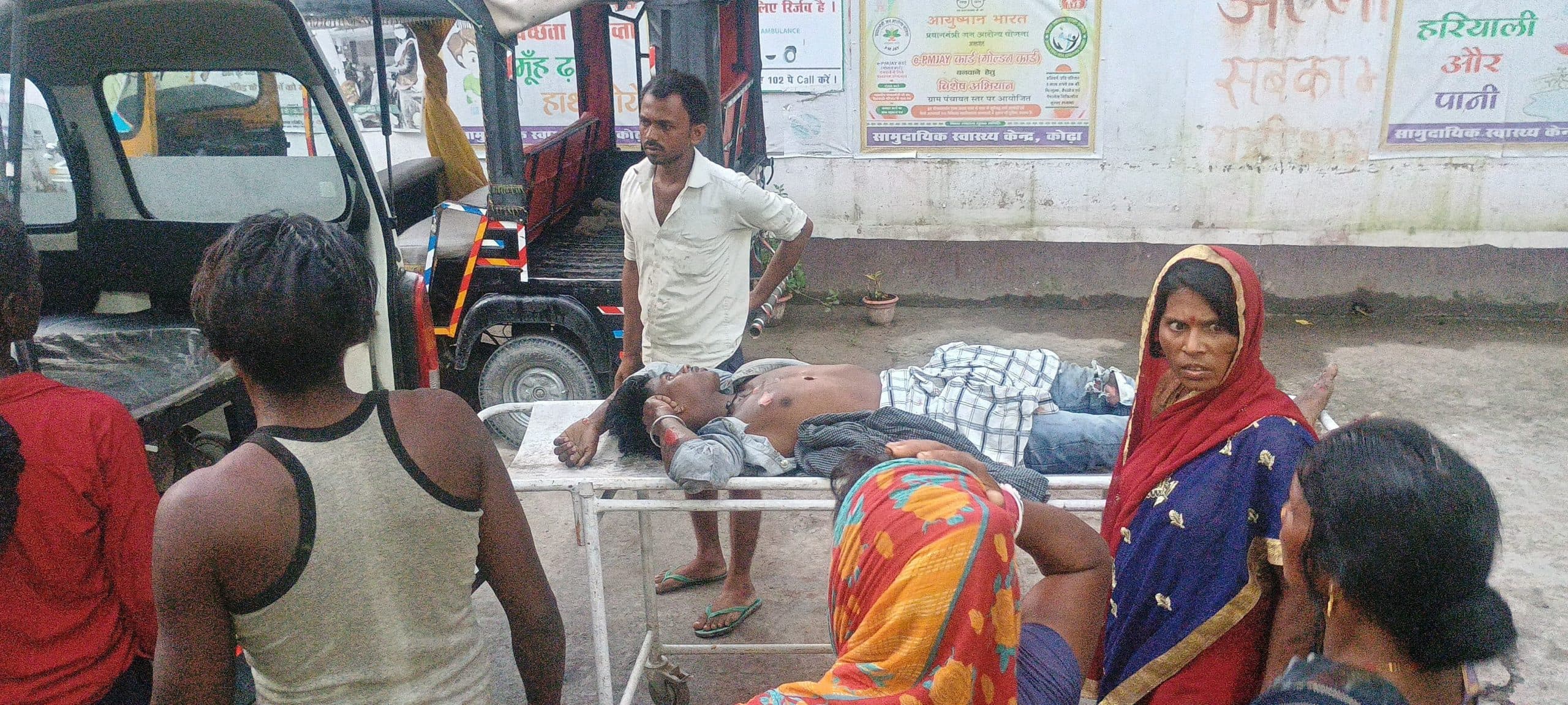 एनएच 81 पर सड़क हादसे में युवक गंभीर रूप से घायल