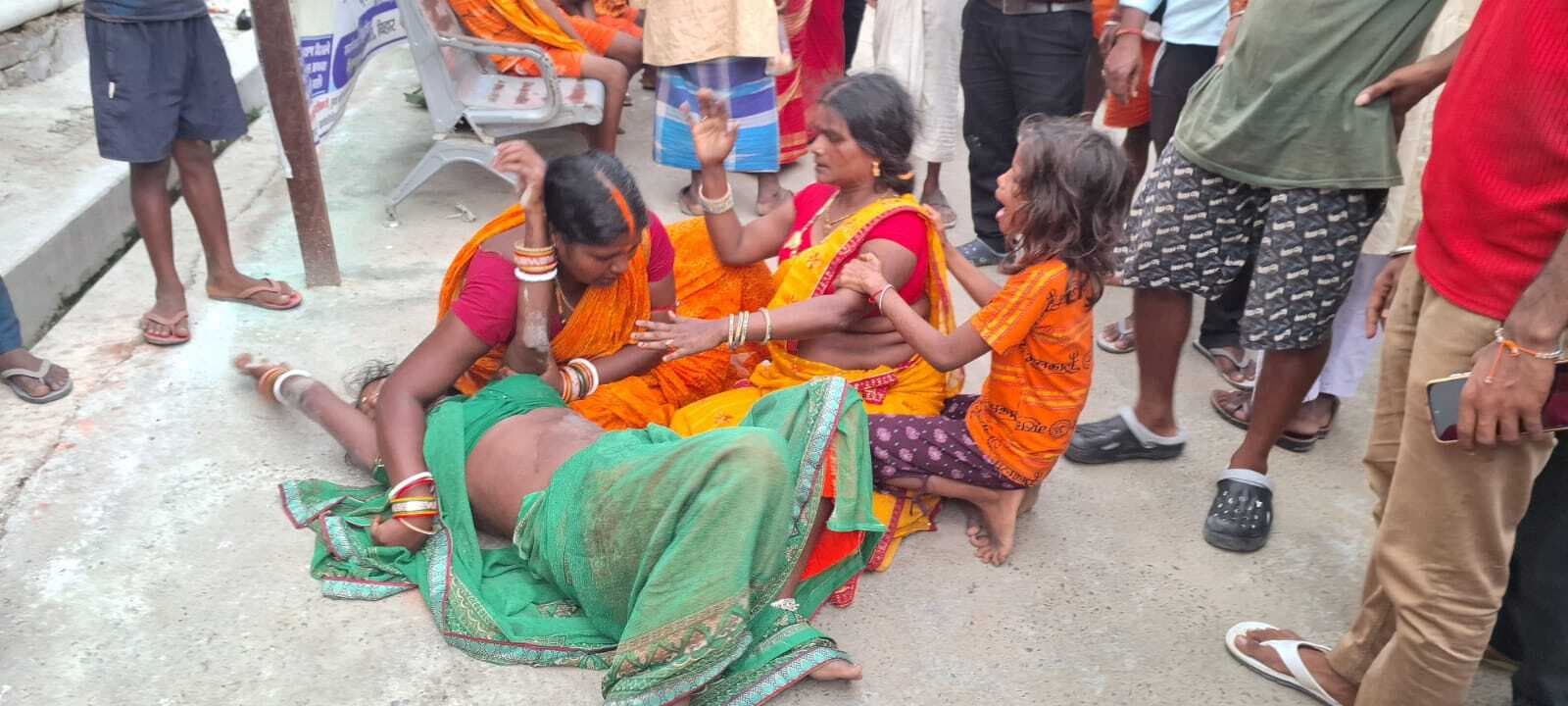 एनएच-31 पर हादसे में किशोरी सहित दो कावंरिये की मौत, चार लोग घायल