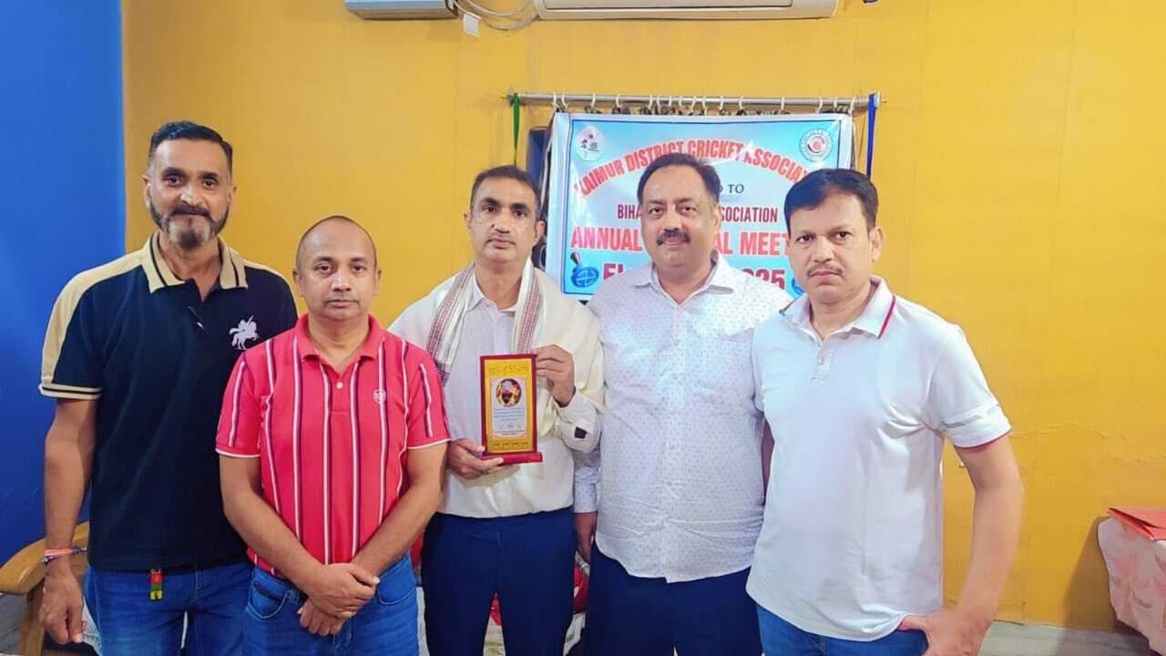 राकेश बने कैमूर जिला क्रिकेट संघ के अध्यक्ष, अजय बने सचिव