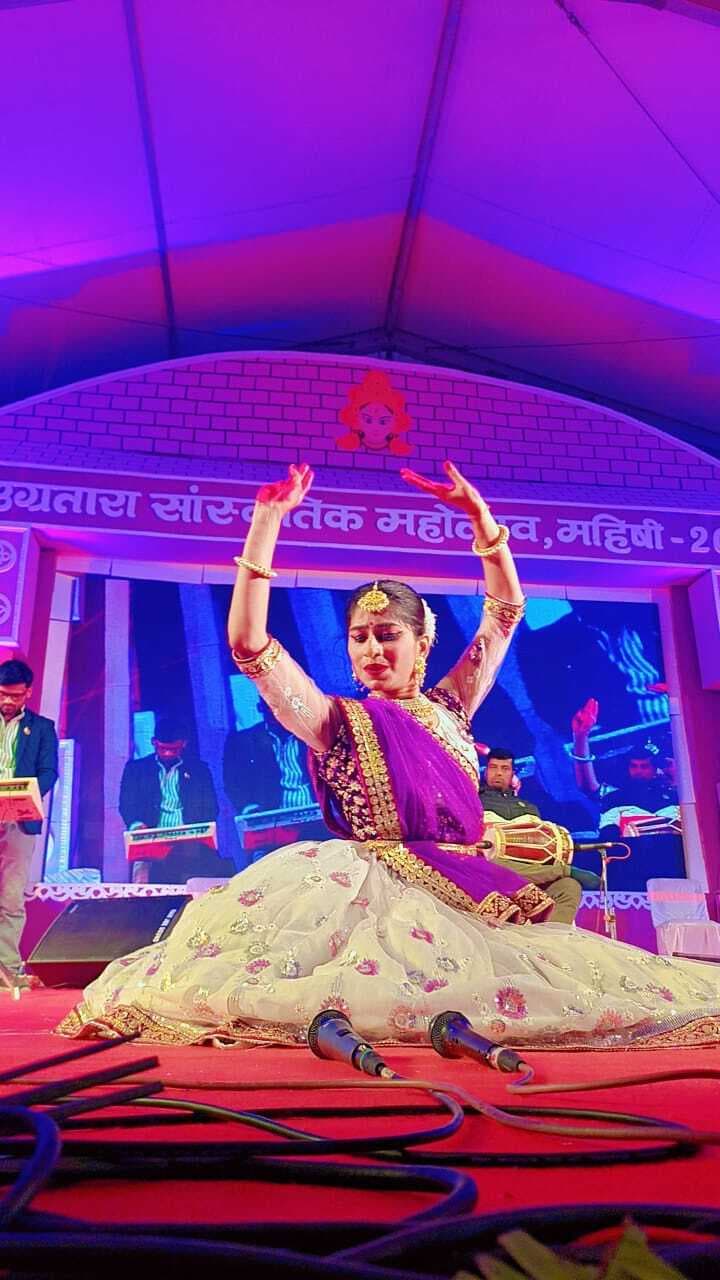 कत्थक नृत्य में सुषमा देगी राज्य स्तर पर एकल प्रस्तुति