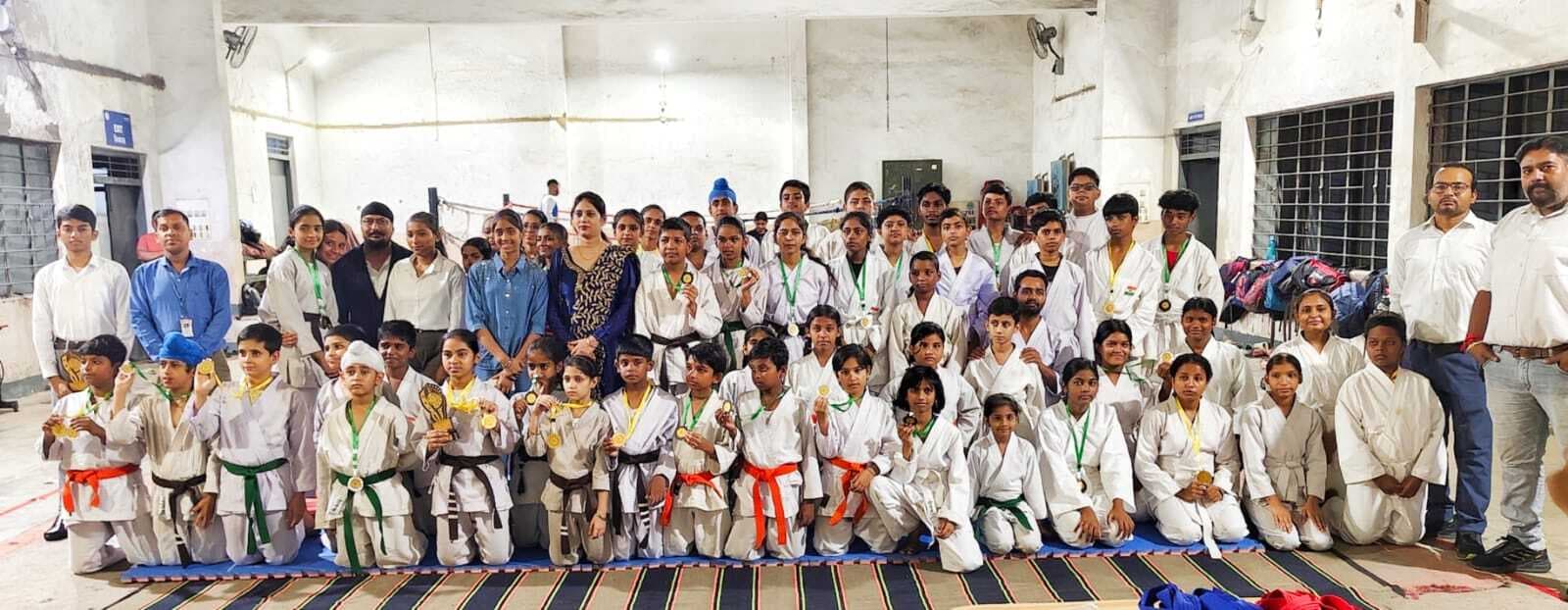 Namda centre krate tournament : नामदा सेंटर में कराटे टूर्नामेंट आयोजित