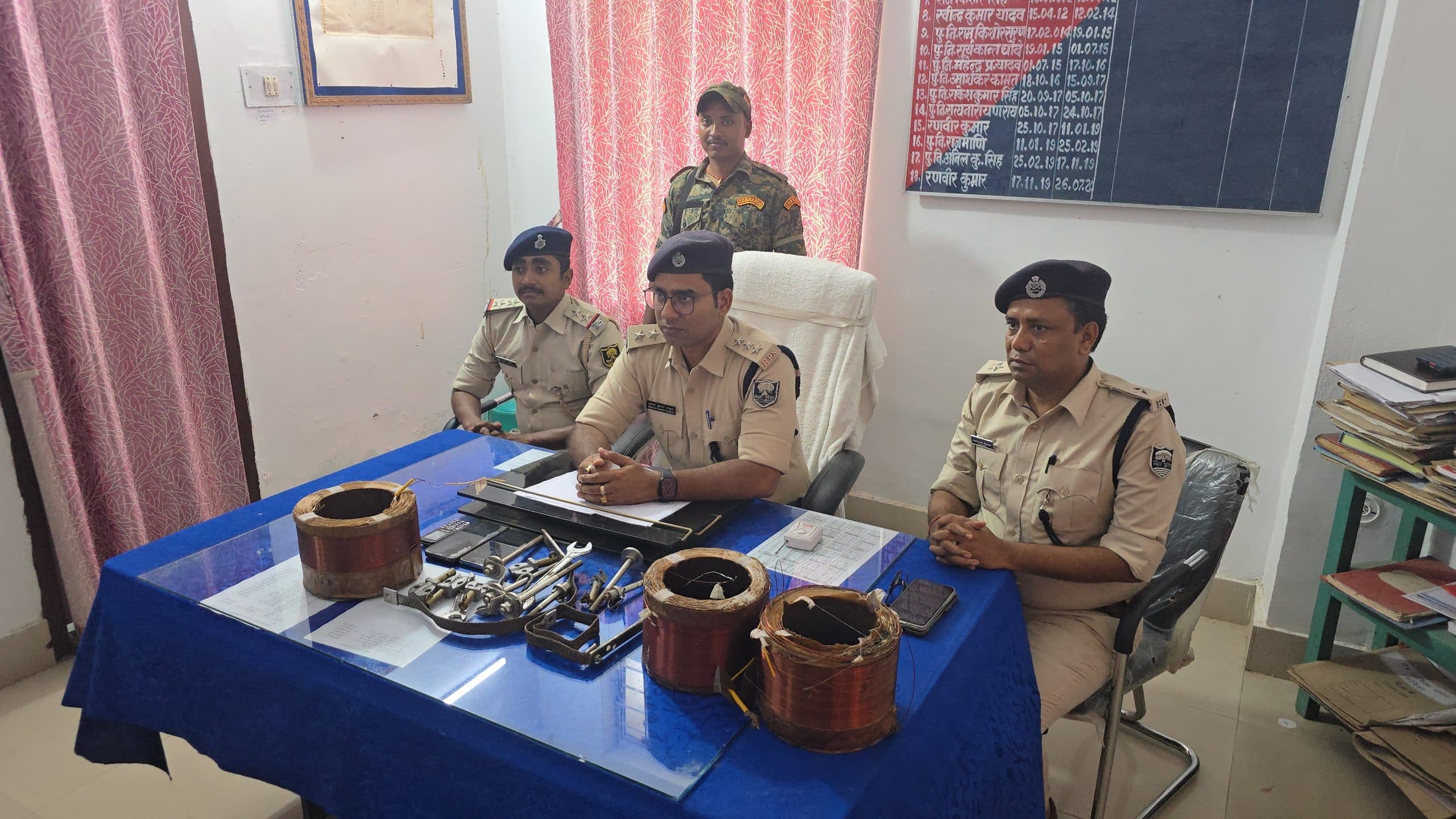 रात के अंधेरे में सरकारी संपत्ति की चोरी का प्रयास नाकाम