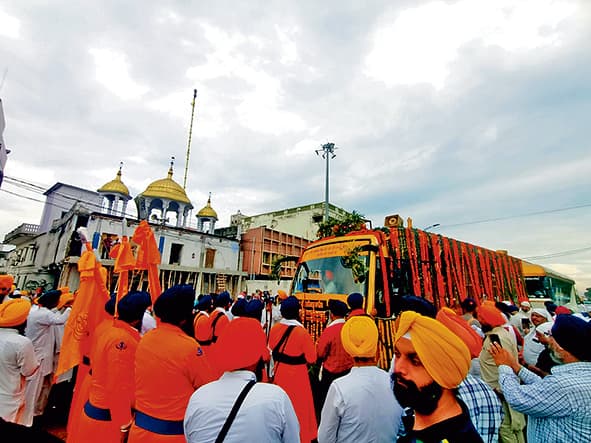 असम से पानागढ़ पहुंची गुरु तेग बहादुर जी की जागृति-यात्रा