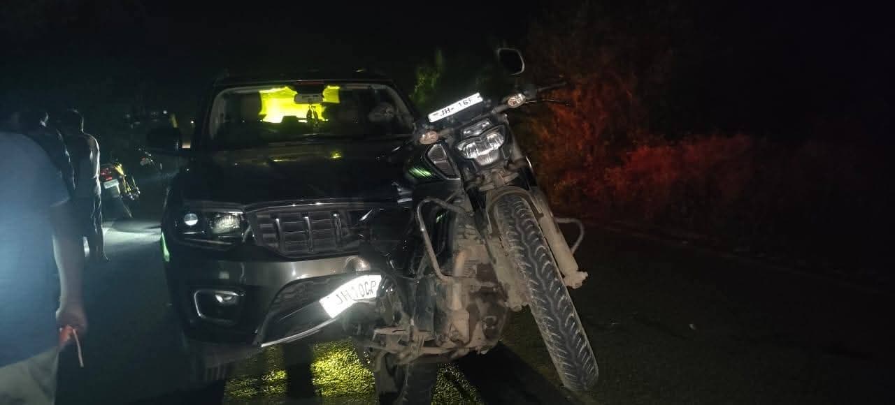 स्कार्पियो के धक्के से युवक गंभीर रूप से घायल, हायर सेंटर रेफर