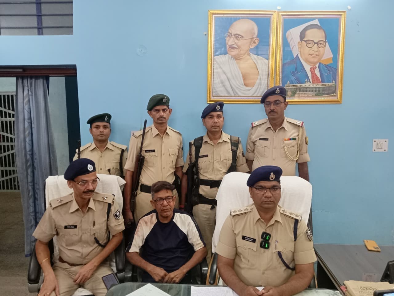 अपहृत दवा व्यवसायी को पुलिस ने छह घंटे के अंदर तेतरिया जंगल से किया बरामद