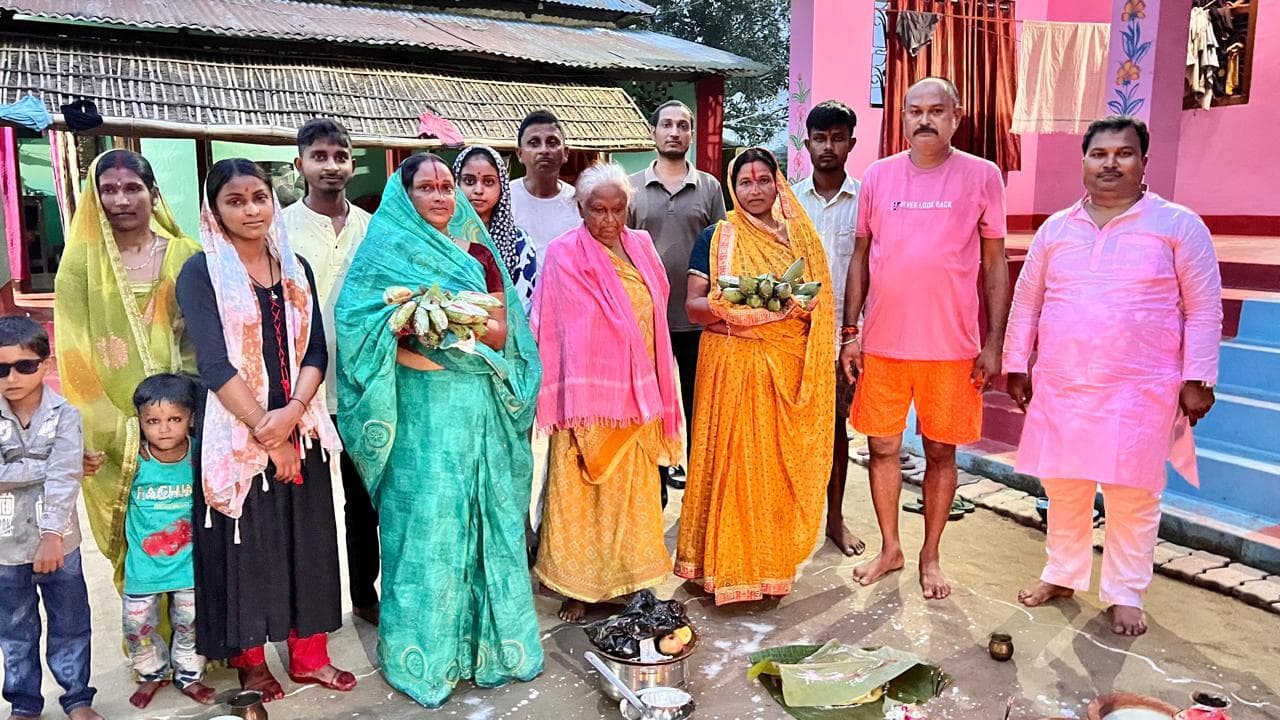 सादगी व श्रद्धा के साथ मना मिथिला का लोकपर्व चौठचंद्र