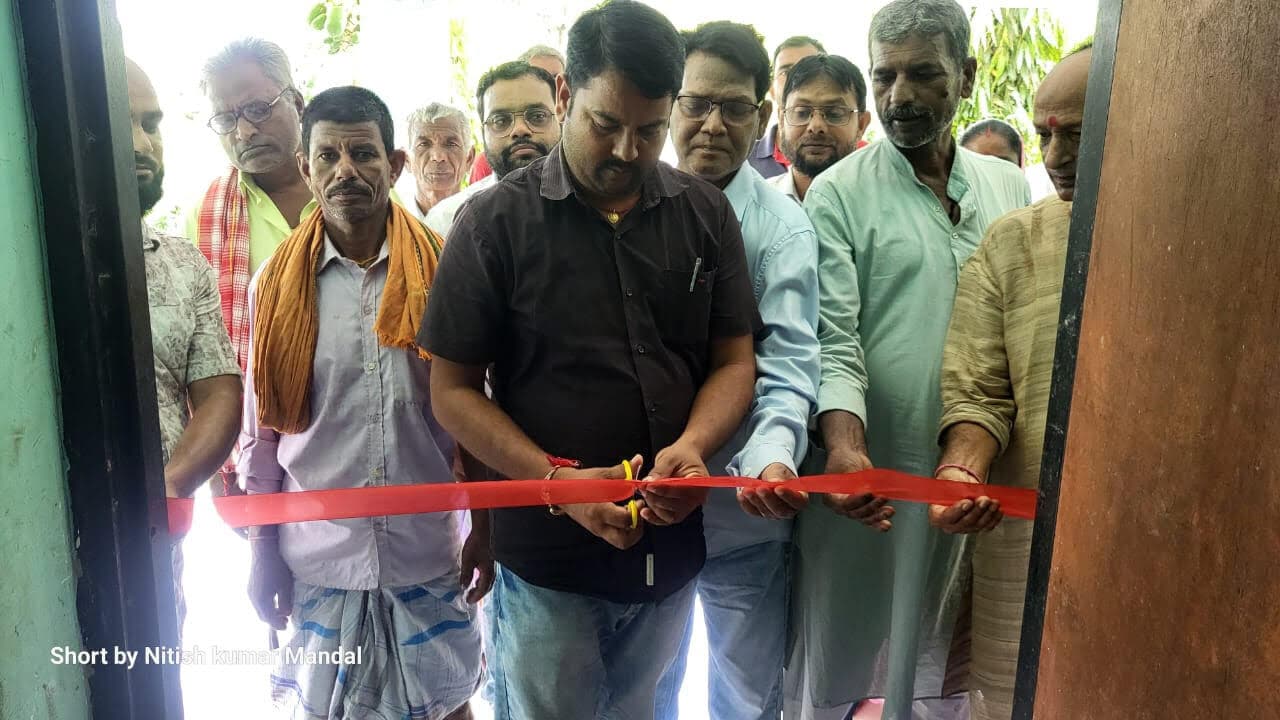 सामुदायिक स्वास्थ्य भवन का हुआ शुभारंभ