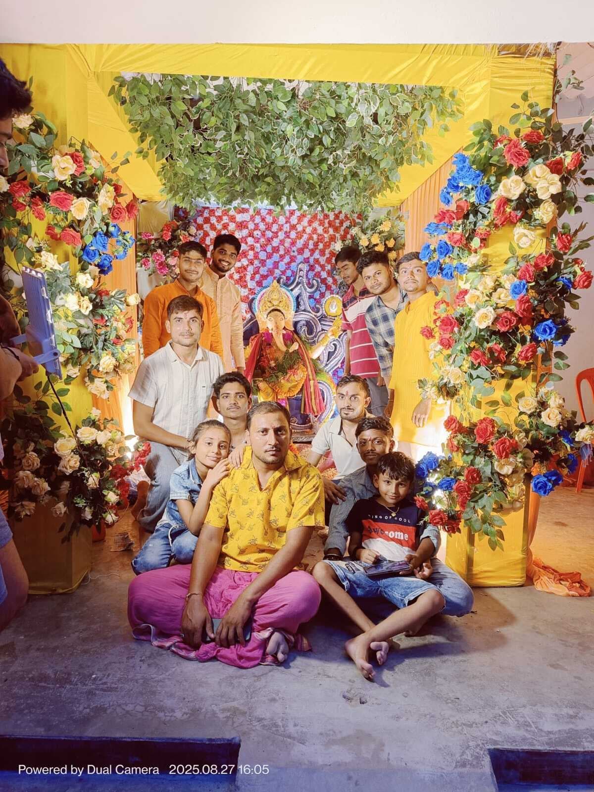 Samastipur News:विधि विधान से पूजे गए सिद्धी विनायक मंगलमूर्ति गणेश