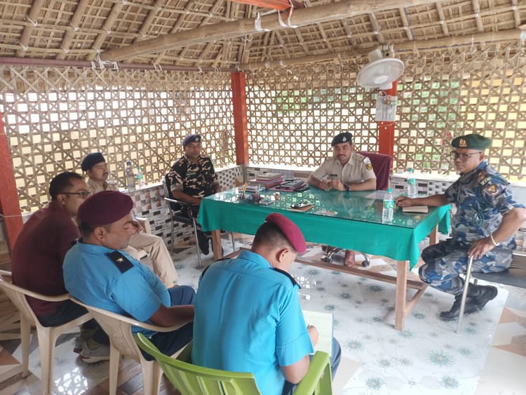 इंडो नेपाल के अधिकारियों की हुई बैठक, आपसी कॉर्डिनेशन रखने पर हुई चर्चा