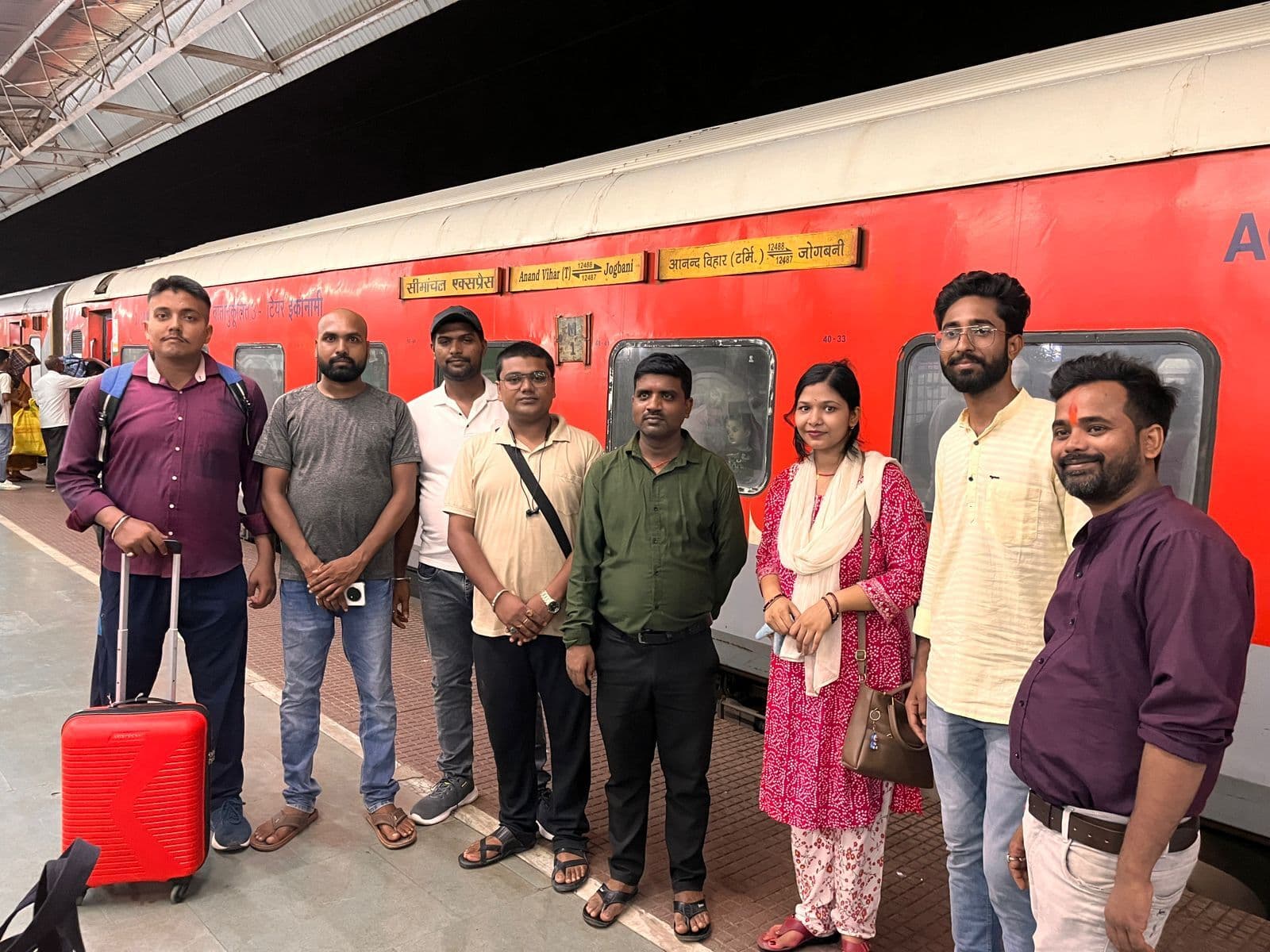 कटिहार से राष्ट्रपति अवॉर्ड लेने आशीष सहित दो प्रतिभागी हुए रवाना