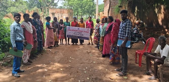 फुकबंदी गांव में लगा विधिक जागरुकता शिविर