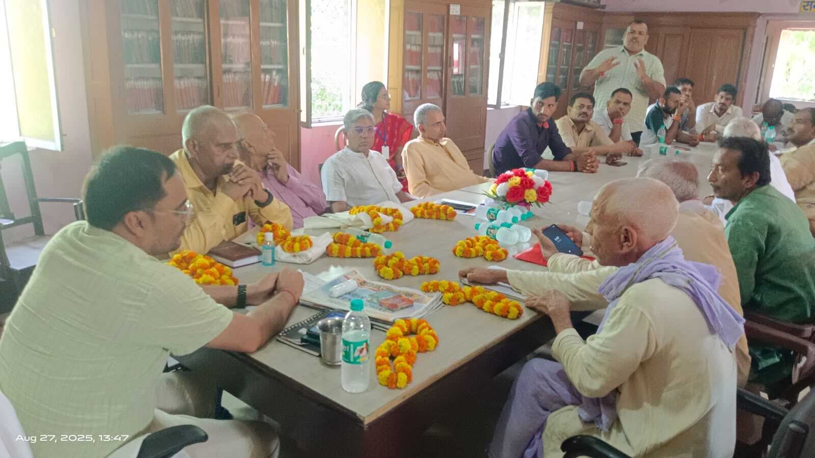 श्री रामेश्वर धाम न्यास समिति के नव चयनित अध्यक्ष प्रभाकर कुमार ने संभाला पदभार