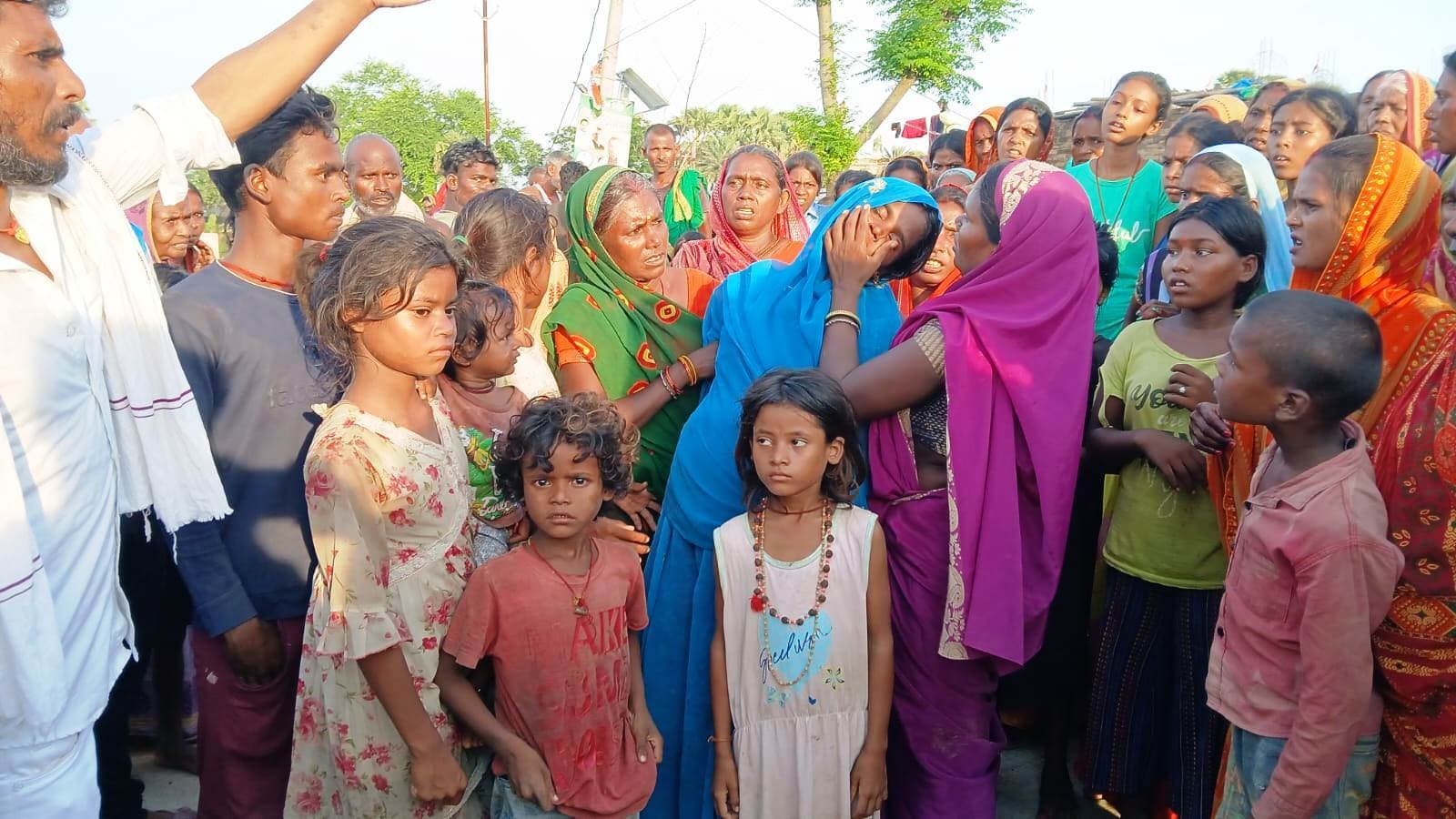 Bhagalpur news छह बच्चों संग गर्भवती पत्नी बेसहारा, मजदूर की मौत से उजड़ गया घर