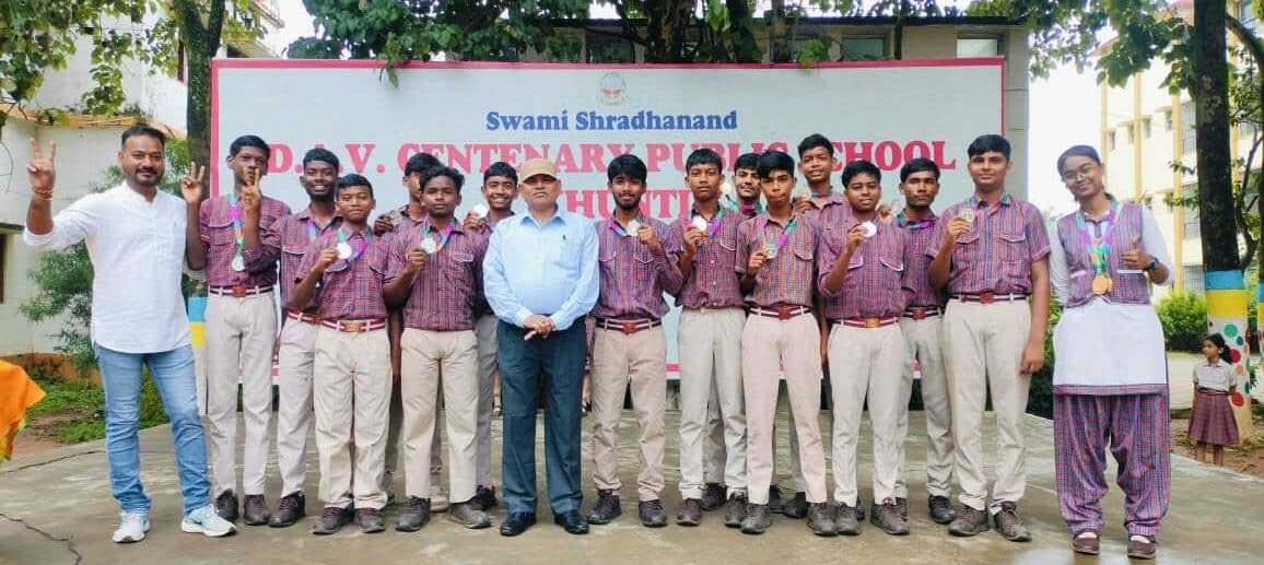 जोनल प्रतियोगिता में डीएवी खूंटी का शानदार प्रदर्शन