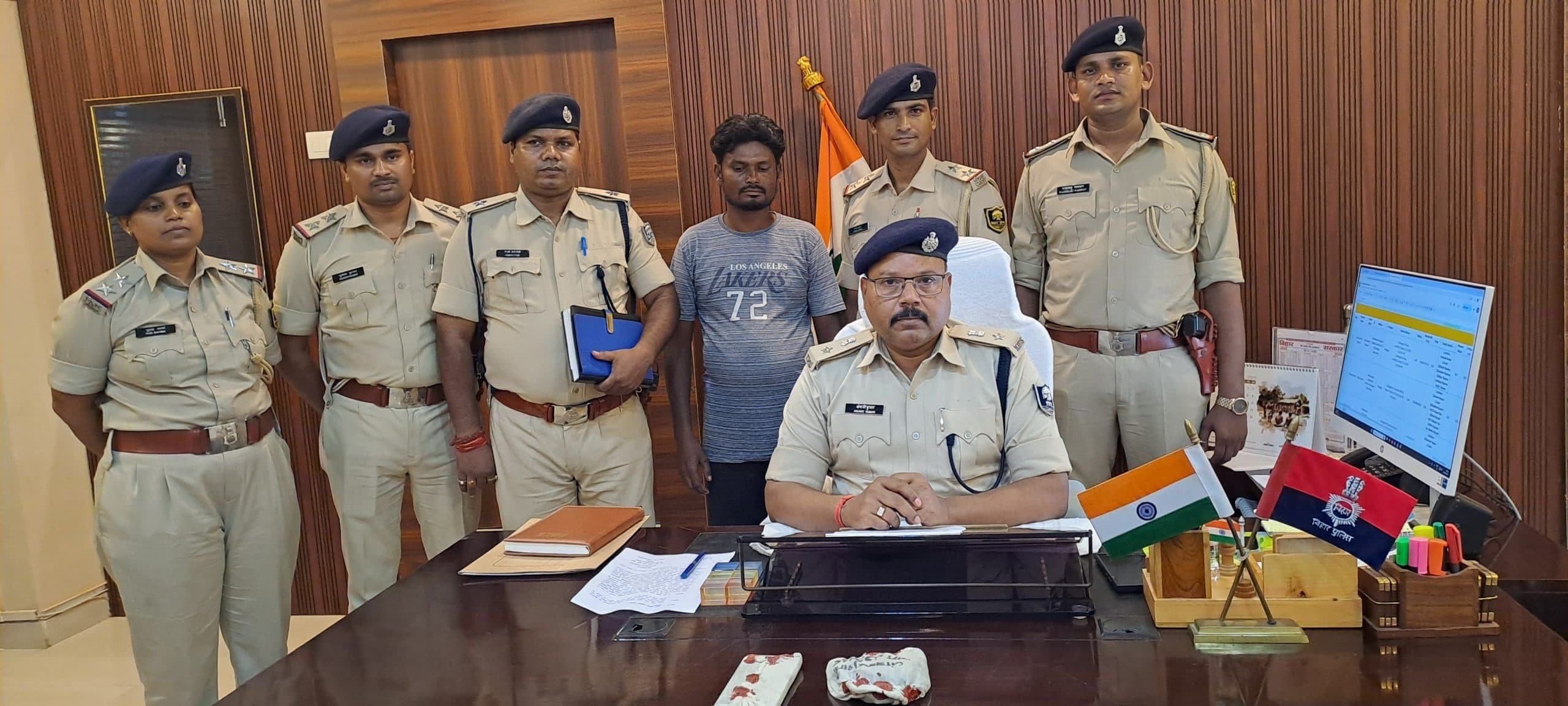 195.48 ग्राम स्मैक के साथ तस्कर गिरफ्तार