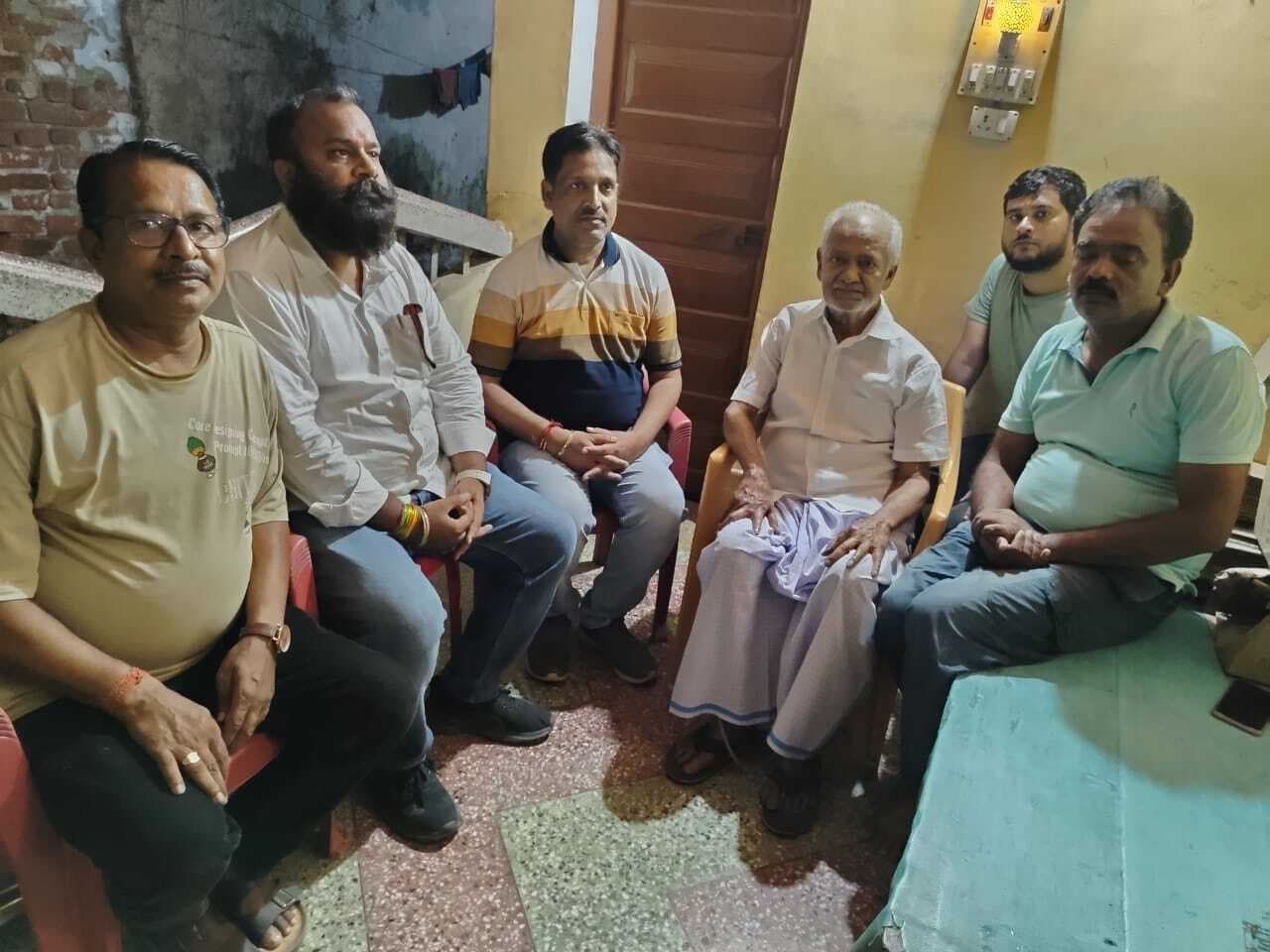 वरिष्ठ व्यवसायी से मिला मर्चेंट कमेटी का प्रतिनिधि मंडल