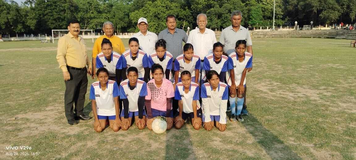 जिला फुटबॉल लीग में मुंगेर टाउन क्लब महिला टीम विजयी