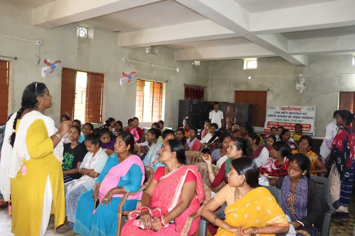 महिलाओं को मिली स्वास्थ्य व पोषण की जानकारी