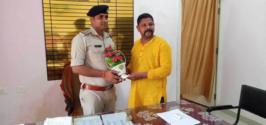 चंदन कुमार तिवारी बने करमाटांड़ के नये थाना प्रभारी