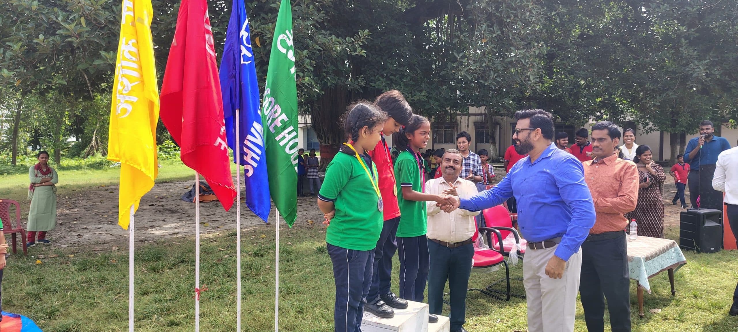 केंद्रीय विद्यालय में खेल दिवस पर विभिन्न गतिविधियां