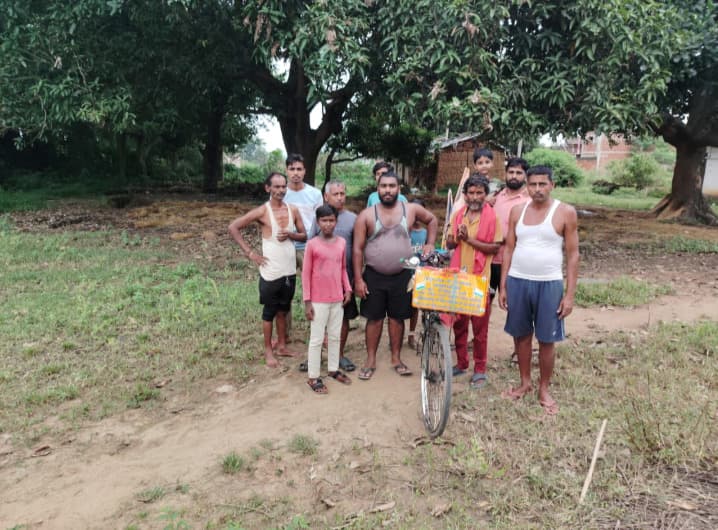 चारधाम यात्रा कर लौटने पर हुआ स्वागत