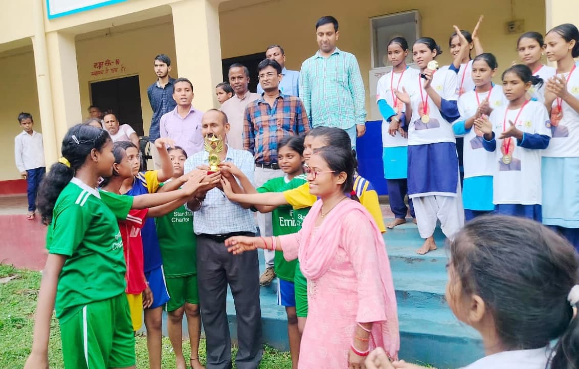 कबड्डी प्रतियोगिता में एनडी रूंगटा उवि विजेता, उउवि मतियारपुर उपविजेता