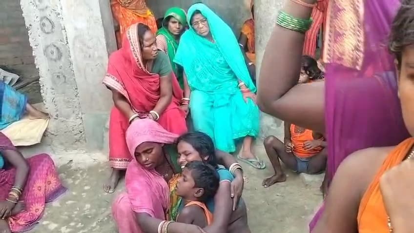 सड़क हादसे में मजदूर की मौत, परिजनों में कोहराम