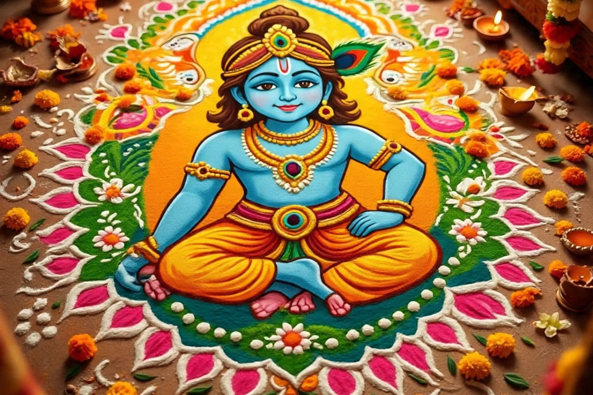 janmashtami rangoli designs janmashtami rangoli designs