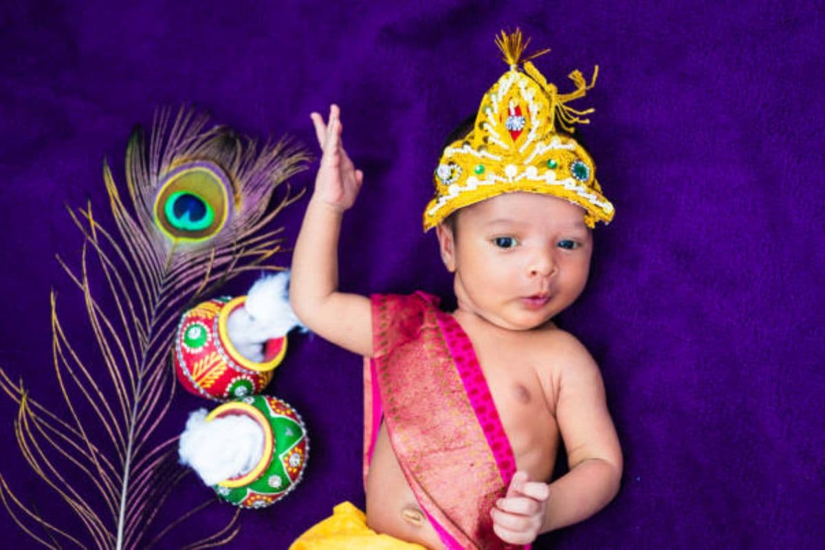 janmashtmi kids dress idea