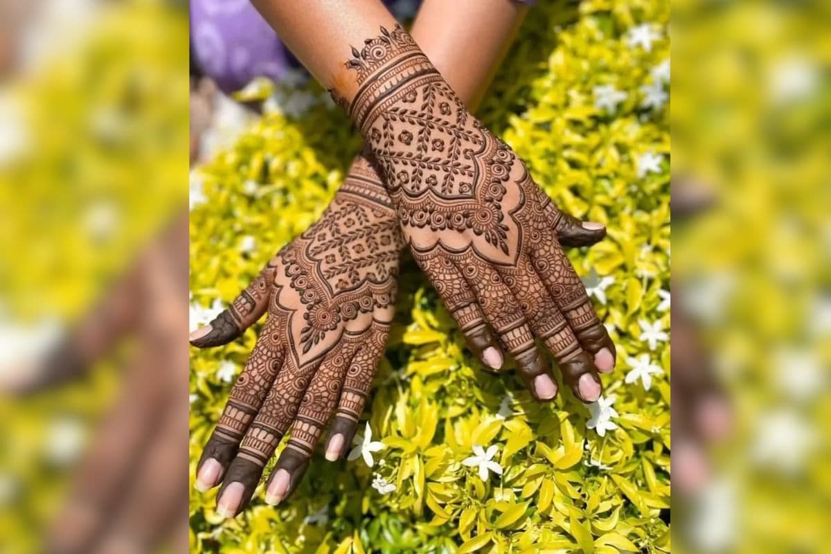 last minute mehndi design