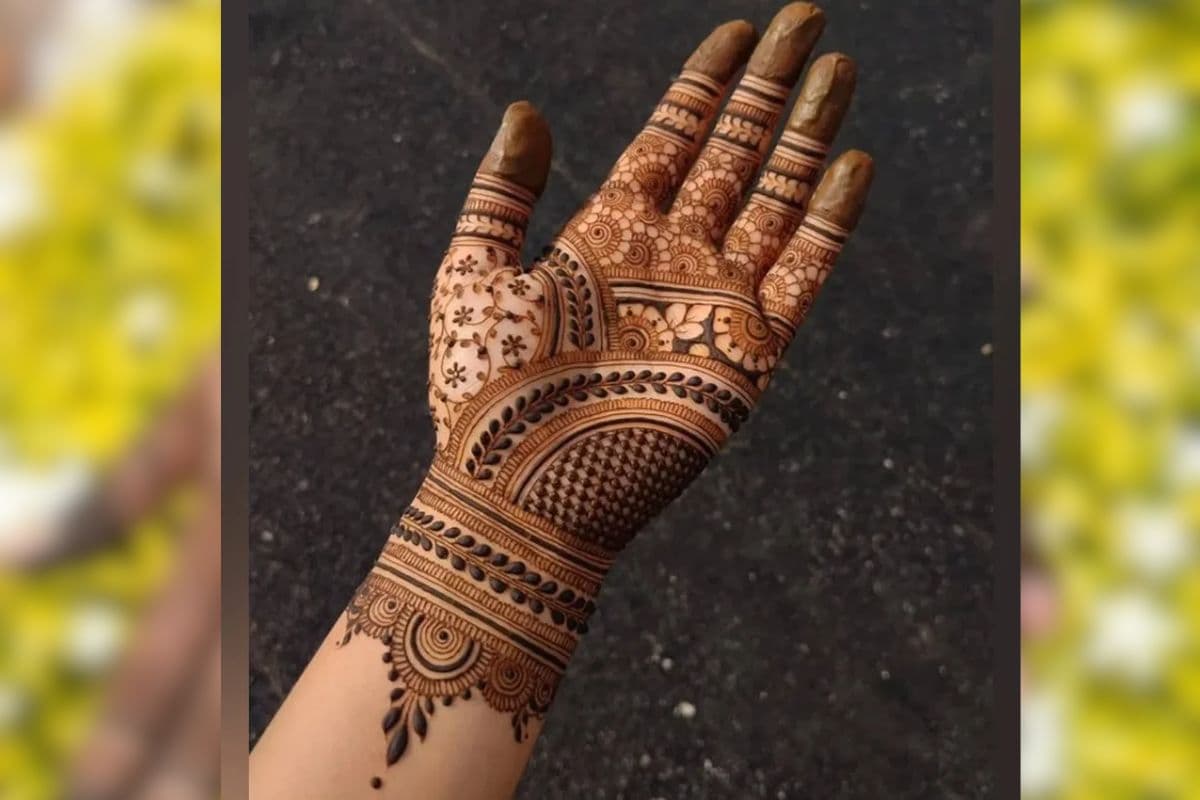 last minute mehndi design
