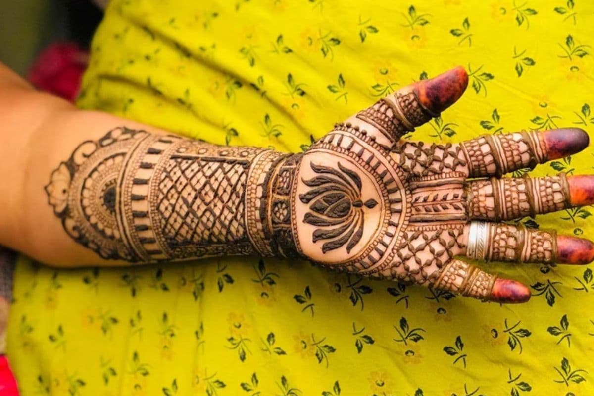 last minute mehndi design