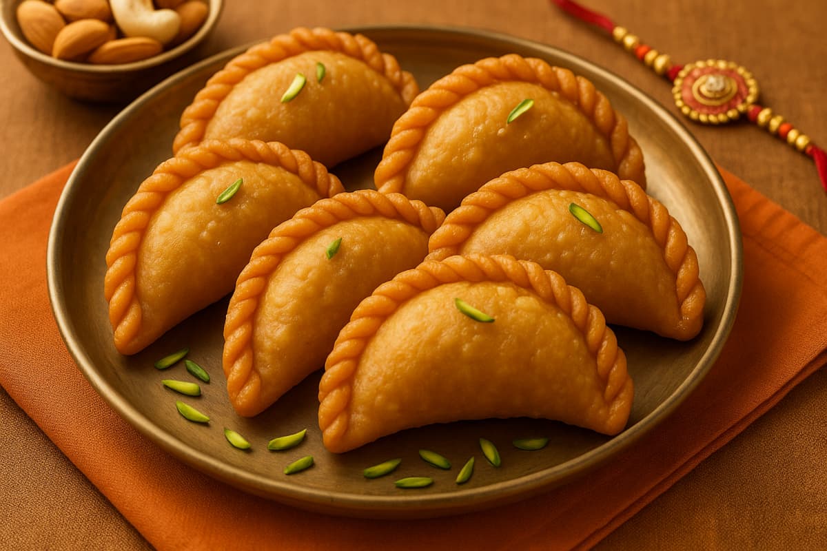 Mawa Gujiya Recipe: रक्षाबंधन पर भाई को खिलाएं मावा से भरी क्रिस्पी गुजिया, जानें मिनटों में तैयार होने वाली रेसिपी
