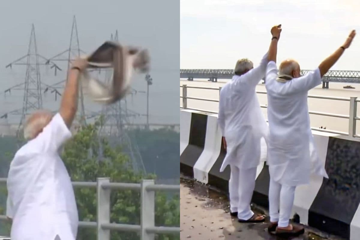 Video: बज रहे थे शारदा सिन्हा के गीत, पीएम मोदी ने बिहारी अंदाज में लहराया गमछा