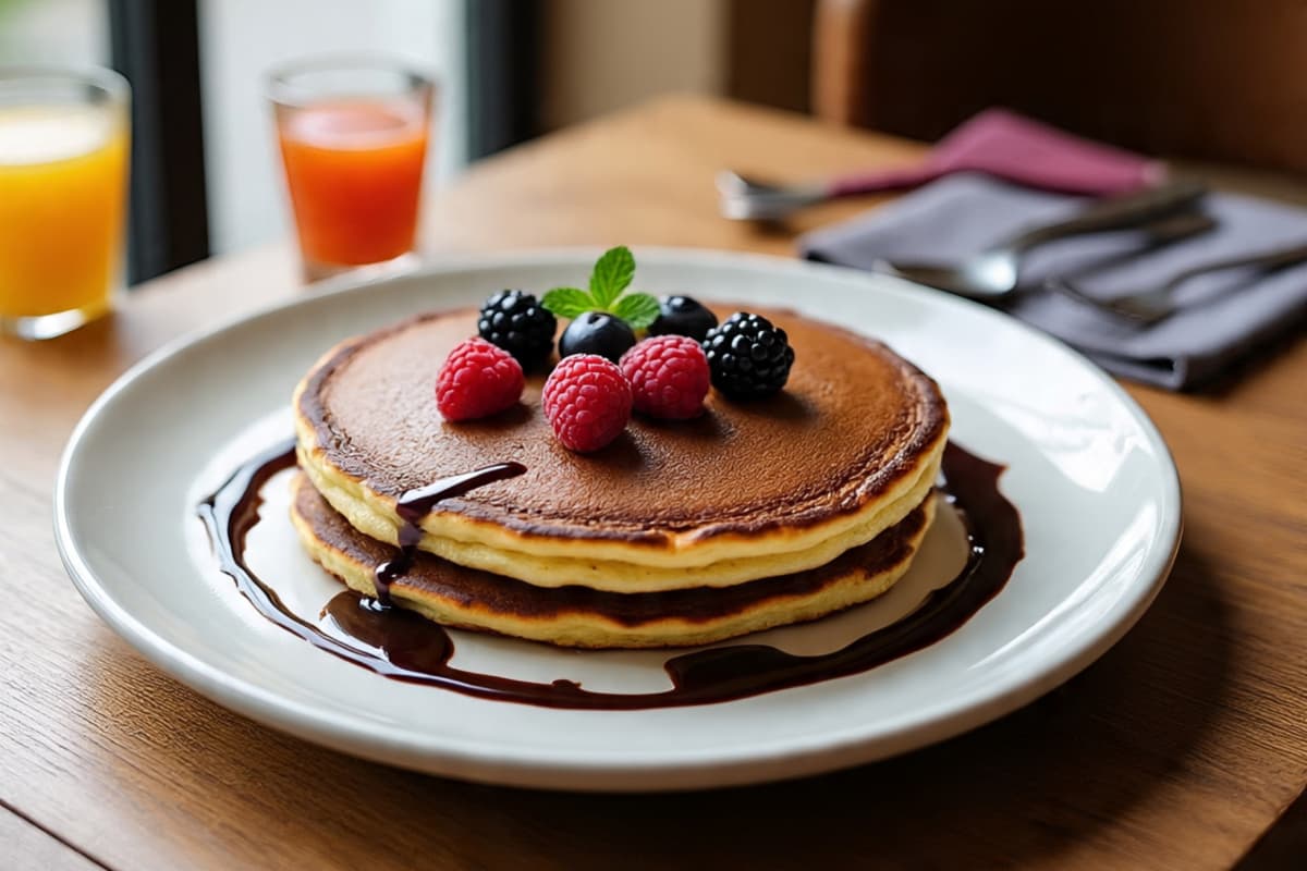 ragi chocolate pancake