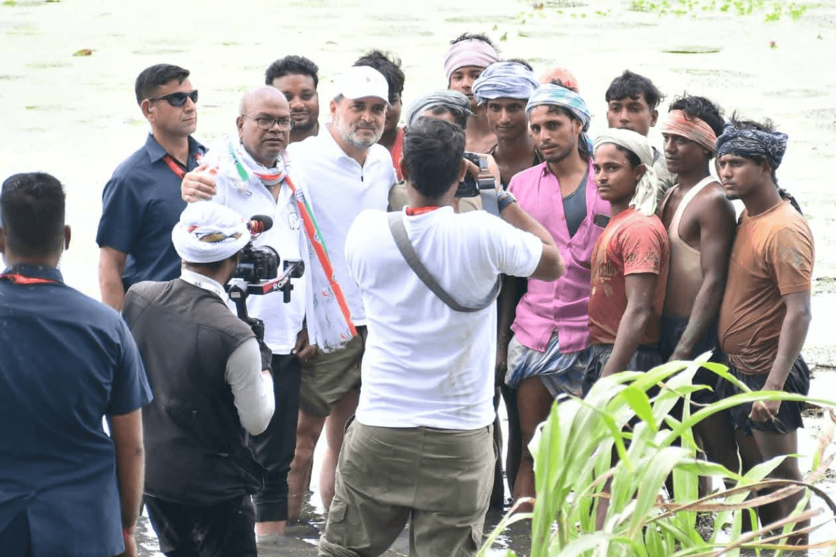 rahul gandhi votr adhikar yatra katihar