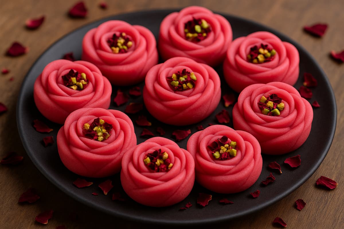 rose peda recipe
