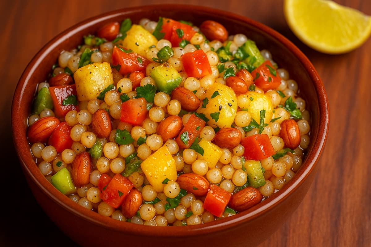 sabudana chaat recipe