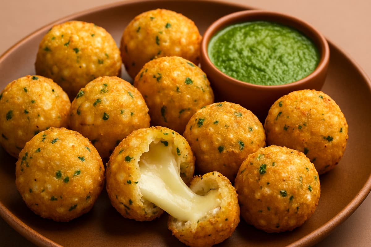 sabudana cheese balls