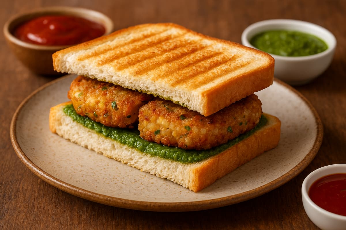 sabudana cutlet sandwich recipe