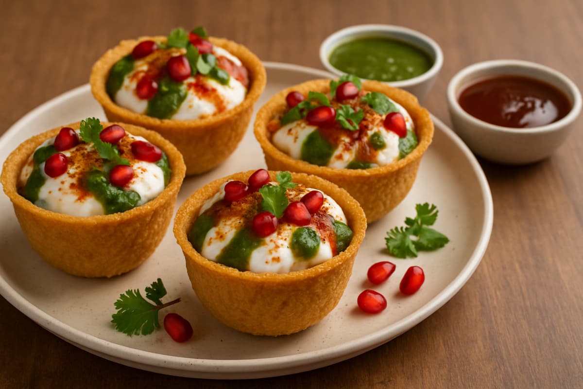 suji basket chaat suji basket chaat
